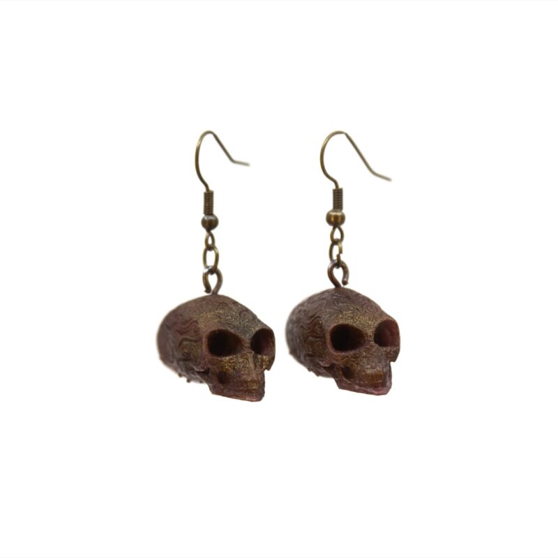 Crystal Skull Earrings
