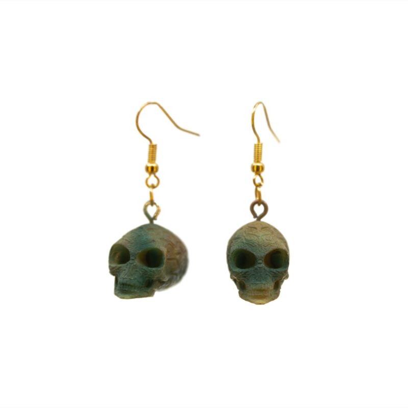 Crystal Skull Earrings