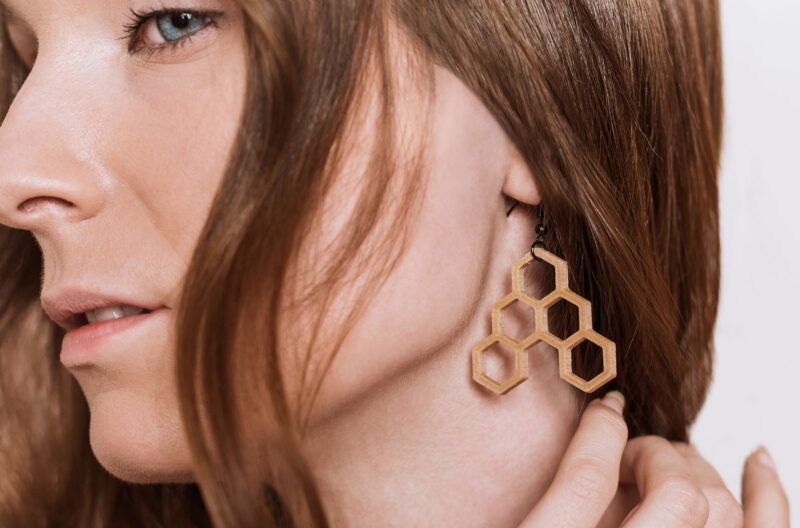 Honeycomb #5 Earrings