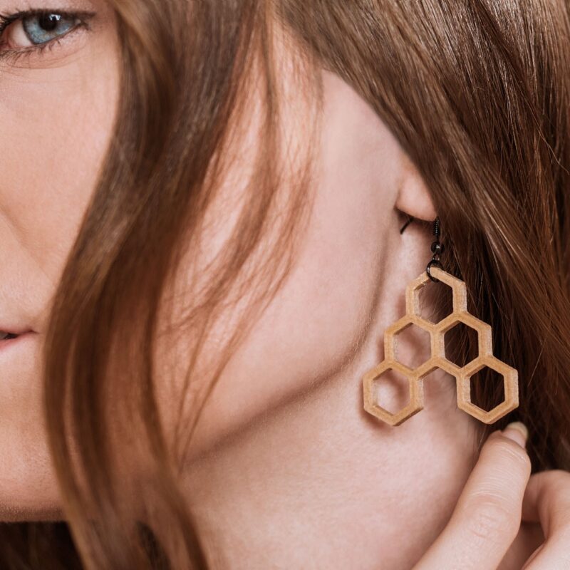 Honeycomb #5 Earrings