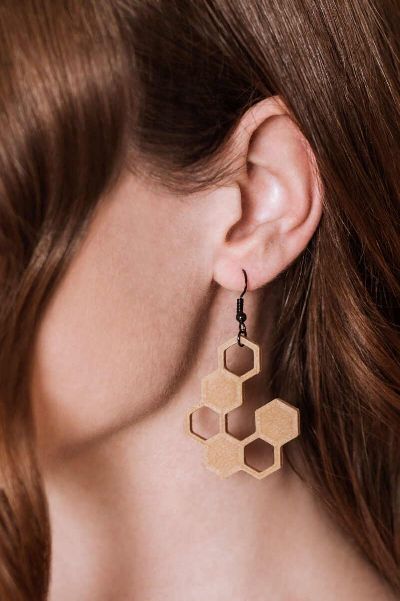 Honeycomb #6 Earrings