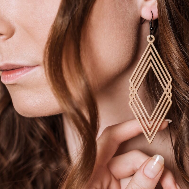 Squares Drop Earrings