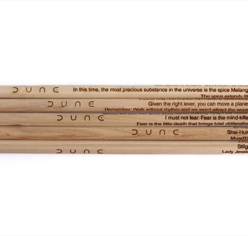 Dune Engraved Wood Pencils
