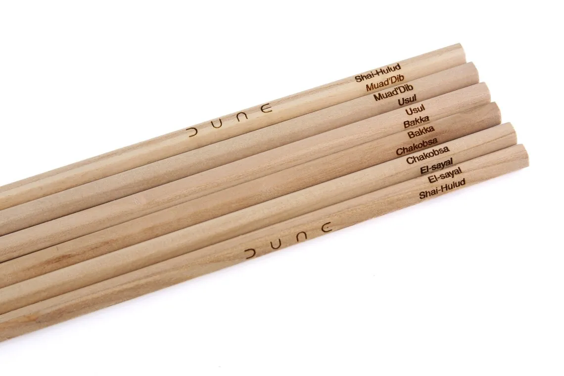 Dune Engraved Wood Pencils