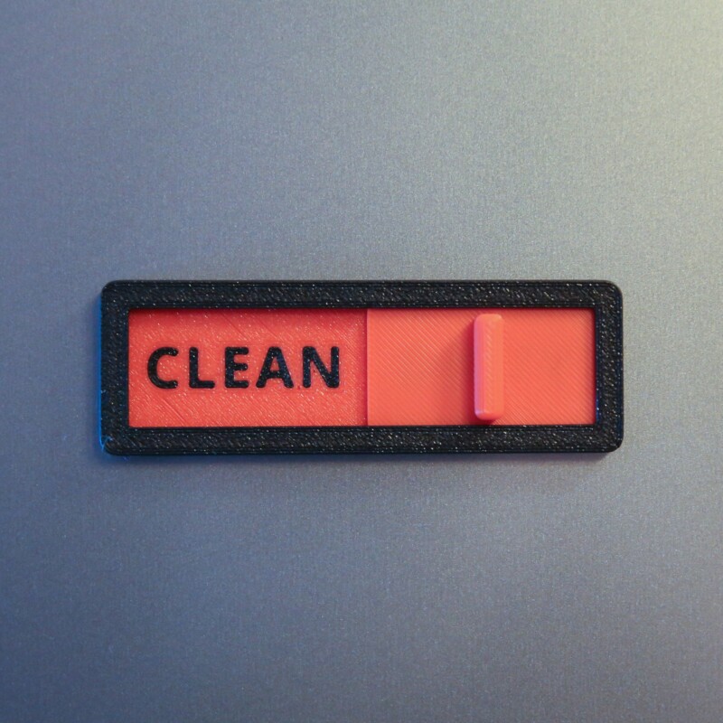 Clean/Dirty Dishwasher Indicator – Magnet or Self-Adhesive Reversible Sign - Image 4